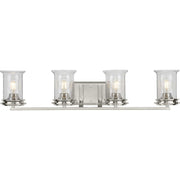 Winslett 4-Light Bath Vanity Light in Brushed Nickel