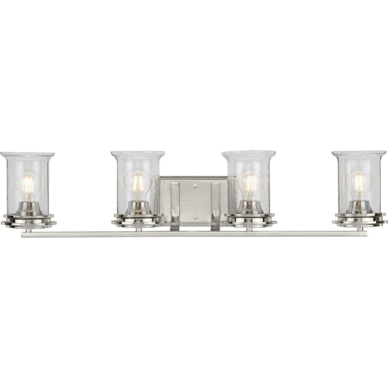 Winslett 4-Light Bath Vanity Light in Brushed Nickel