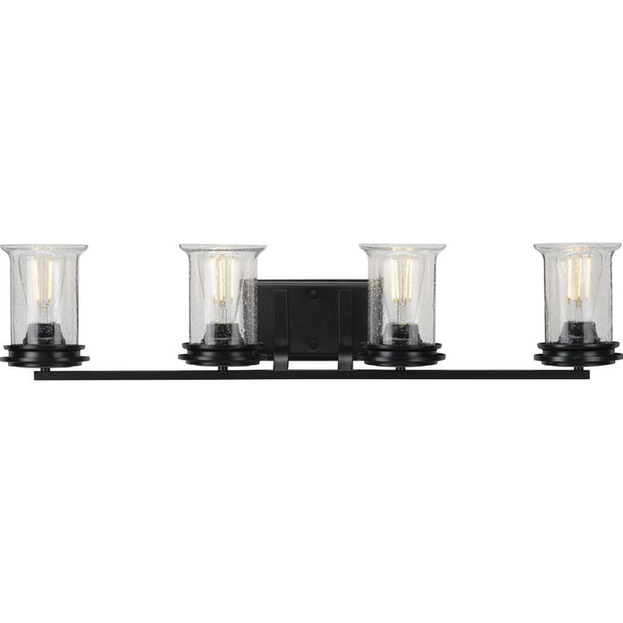 Winslett Four Light Bath in Black
