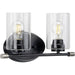 Riley Two Light Bath in Black
