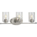 Riley Three Light Bath in Brushed Nickel