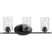 Riley 3-Light Bath Vanity Light in Black
