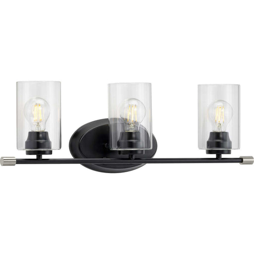 Riley Three Light Bath in Black