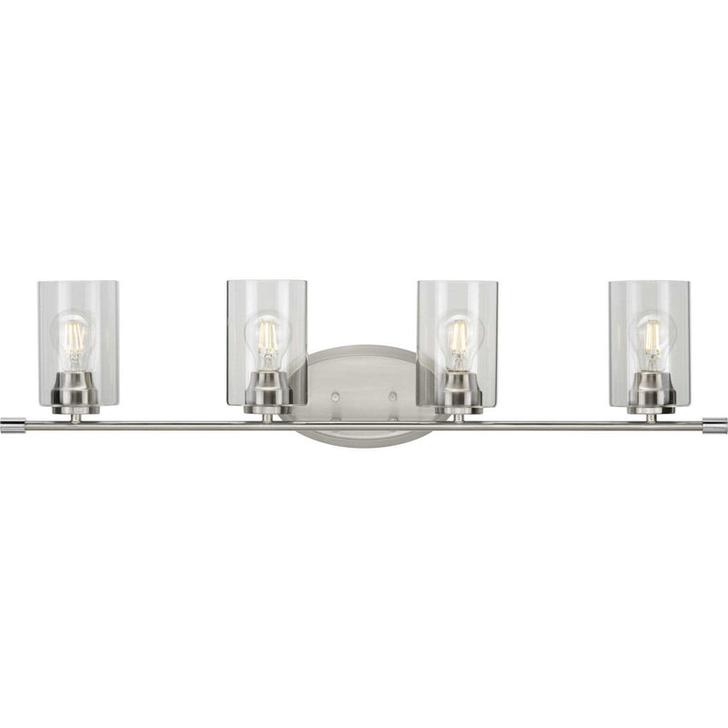 Riley Four Light Bath in Brushed Nickel