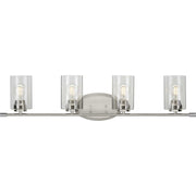Riley 4-Light Bath Vanity Light in Brushed Nickel