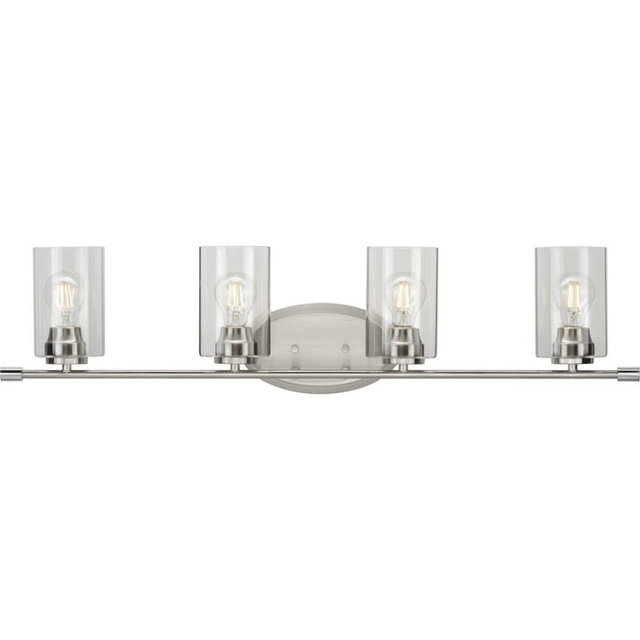Riley Four Light Bath in Brushed Nickel