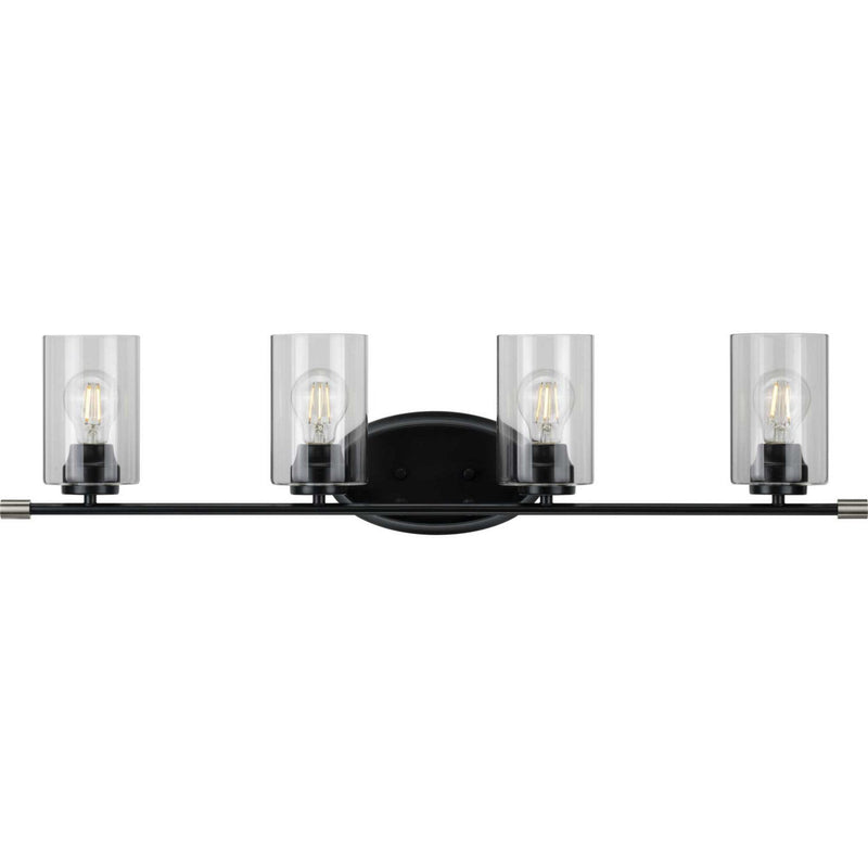 Riley 4-Light Bath Vanity Light in Black
