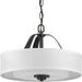 Kene Two Light Semi Flush Convertible in Graphite