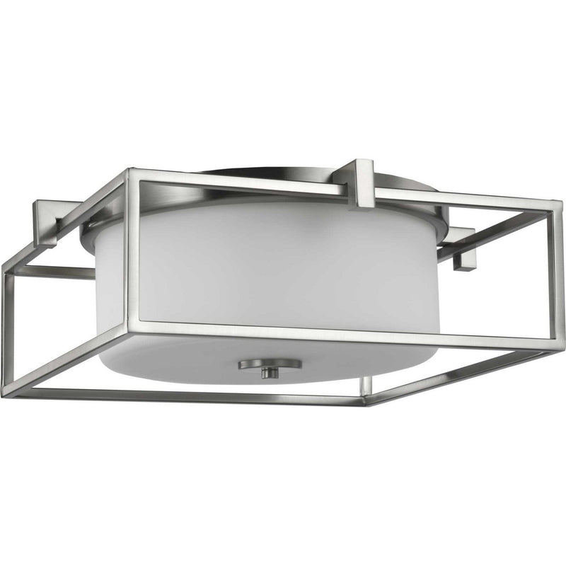 Chadwick 2-Light Flush Mount in Brushed Nickel
