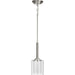 Kene One Light Mini Pendant in Brushed Nickel