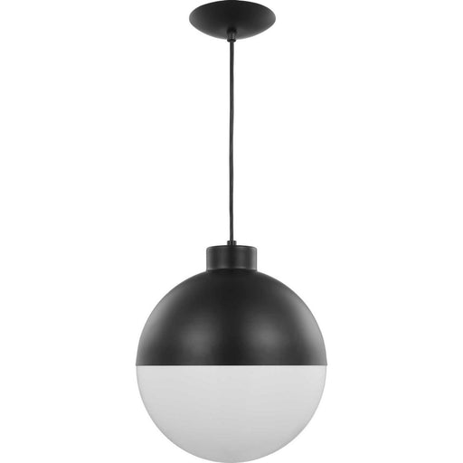 Globe LED 12" Pendant in Black