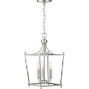 Parkhurst 3-Light 11" Chandelier in Brushed Nickel