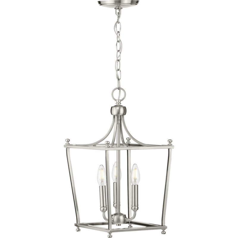 Parkhurst 3-Light 11" Chandelier in Brushed Nickel