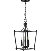 Parkhurst 3-Light 11" Chandelier in Black