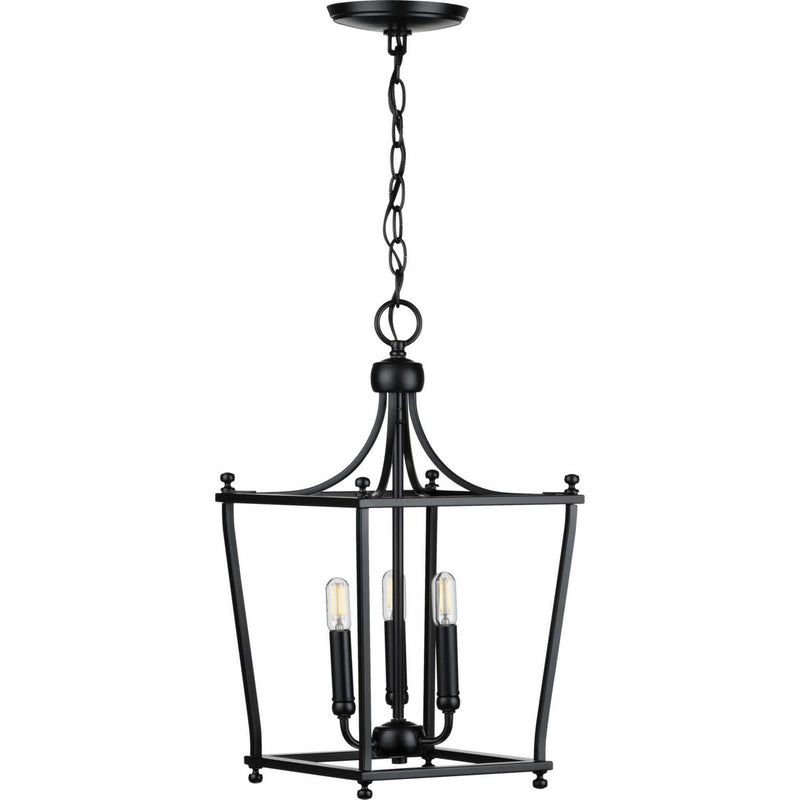 Parkhurst 3-Light 11" Chandelier in Black