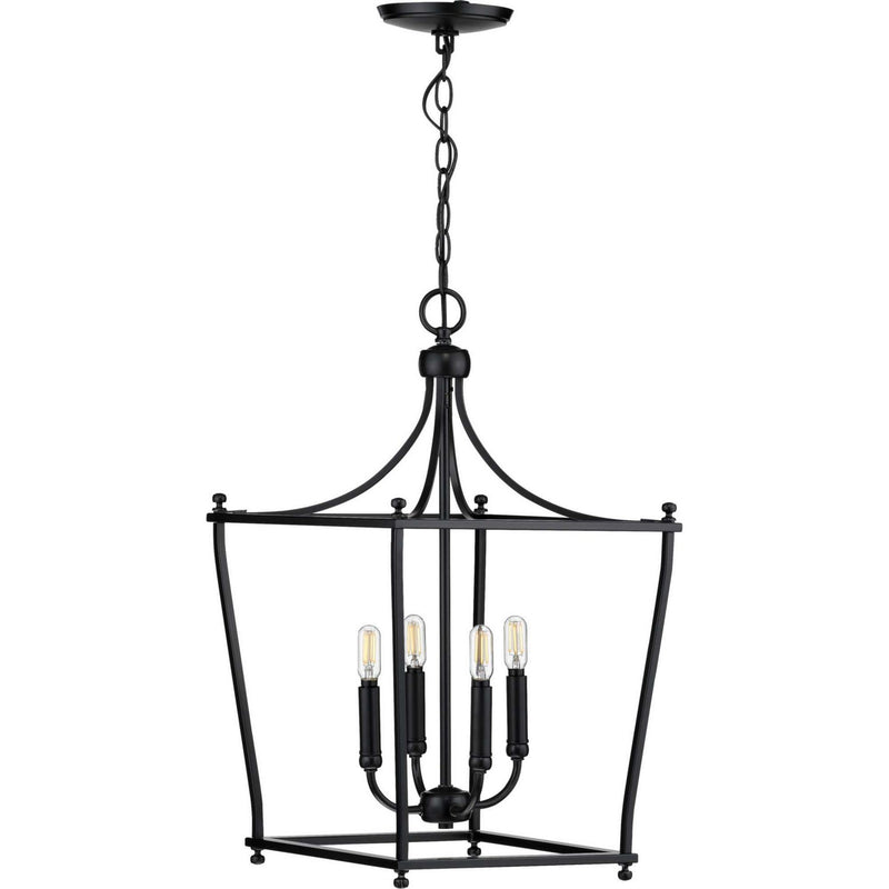 Parkhurst 4-Light Chandelier in Black