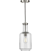 Latrobe One Light Pendant in Brushed Nickel
