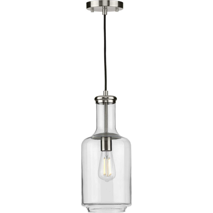 Latrobe One Light Pendant in Brushed Nickel