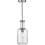 Latrobe Square Mini Pendant in Brushed Nickel