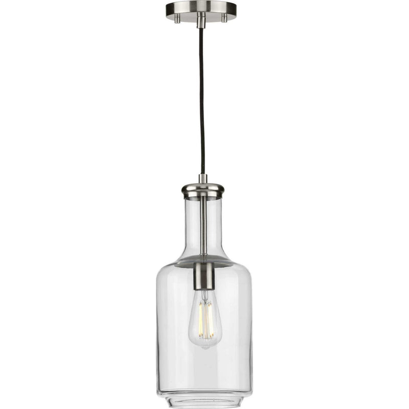 Latrobe Square Mini Pendant in Brushed Nickel