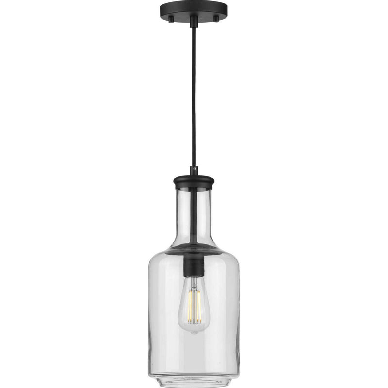 Latrobe One Light Pendant in Black