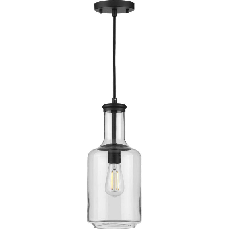 Latrobe Square Mini Pendant in Black