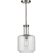 Latrobe Round Mini Pendant in Brushed Nickel