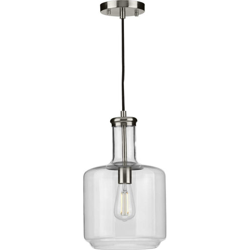 Latrobe Round Mini Pendant in Brushed Nickel