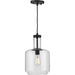 Latrobe One Light Pendant in Black