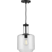 Latrobe Round Mini Pendant in Black