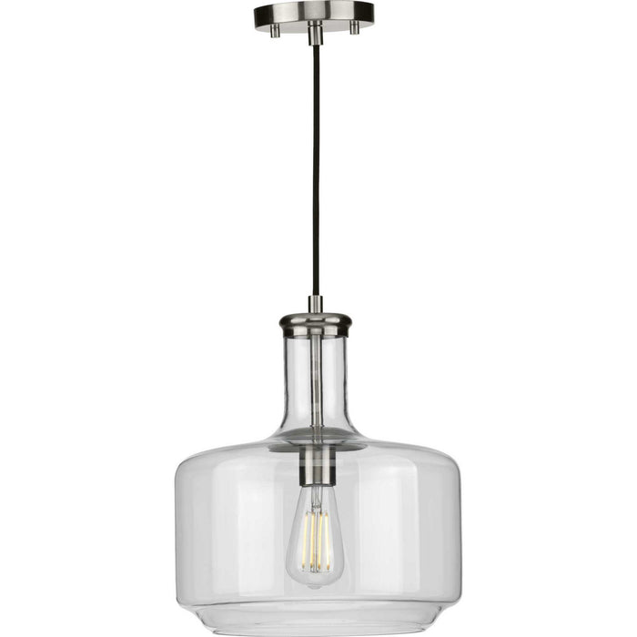 Latrobe One Light Pendant in Brushed Nickel