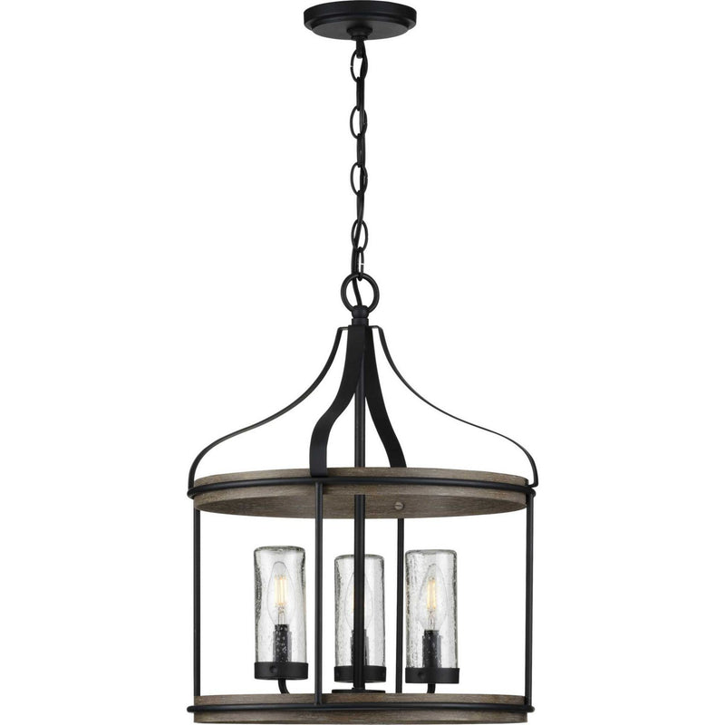 Brenham 3-Light Chandelier in Black