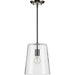 Clarion One Light Pendant in Brushed Nickel