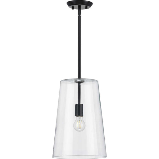 Clarion One Light Pendant in Black