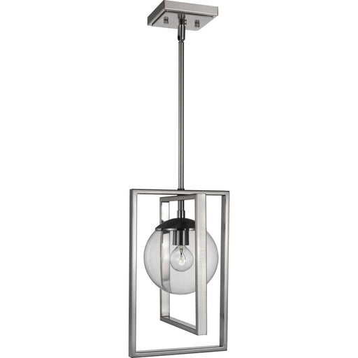 Atwell One Light Pendant in Brushed Nickel