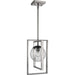 Atwell One Light Pendant in Brushed Nickel