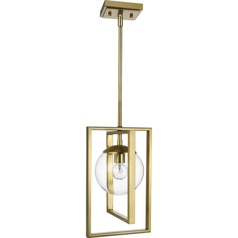 Atwell Cage Mini Pendant in Brushed Bronze
