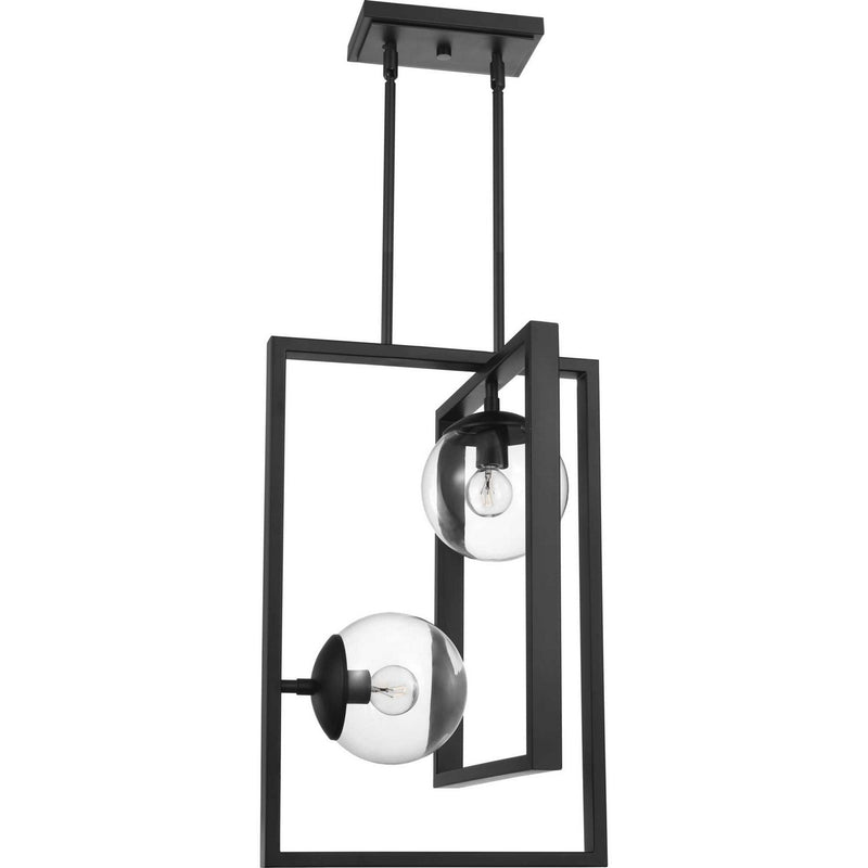 Atwell 2-Light Pendant in Black