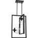 Atwell Two Light Pendant in Black