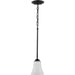 Classic One Light Pendant in Antique Bronze