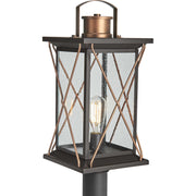 Barlowe One Light Post Lantern in Antique Bronze