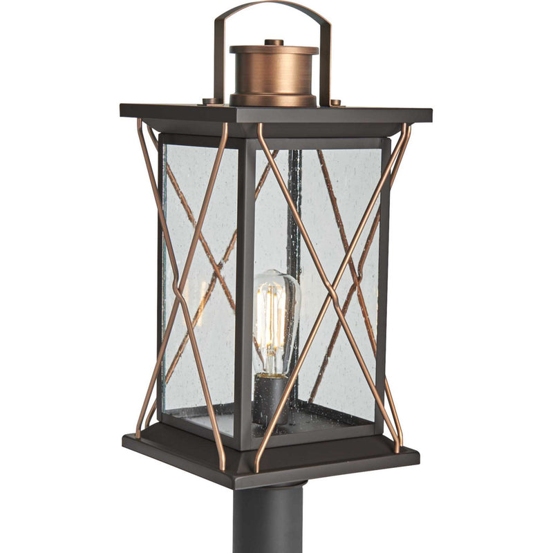 Barlowe One Light Post Lantern in Antique Bronze