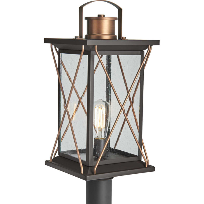 Barlowe One Light Post Lantern in Antique Bronze