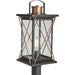 Barlowe One Light Post Lantern in Antique Bronze