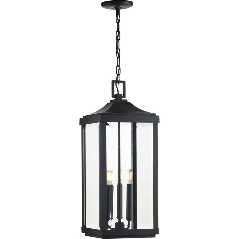 Gibbes Street Three Light Hanging Lantern in Black