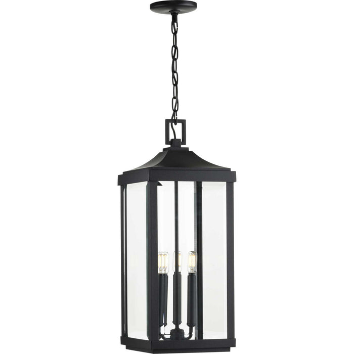 Gibbes Street Three Light Hanging Lantern in Black