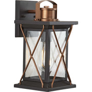 Barlowe Small Outdoor Wall Lantern in Antique Bronze