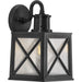 Seagrove One Light Wall Lantern in Black
