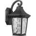 Marquette One Light Wall Lantern in Black