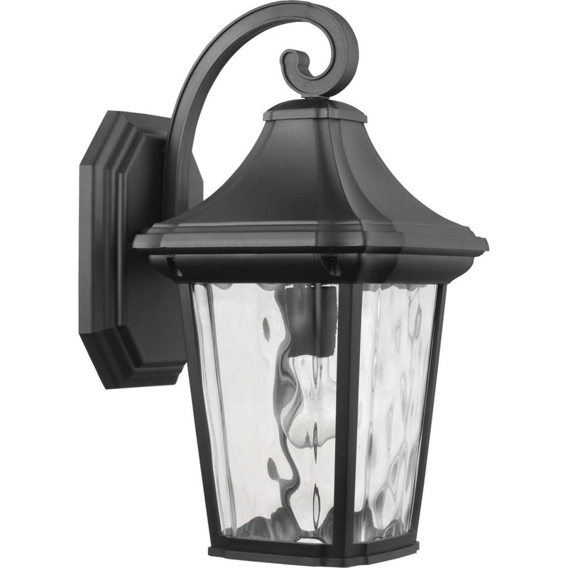 Marquette Large Outdoor Wall Lantern in Black